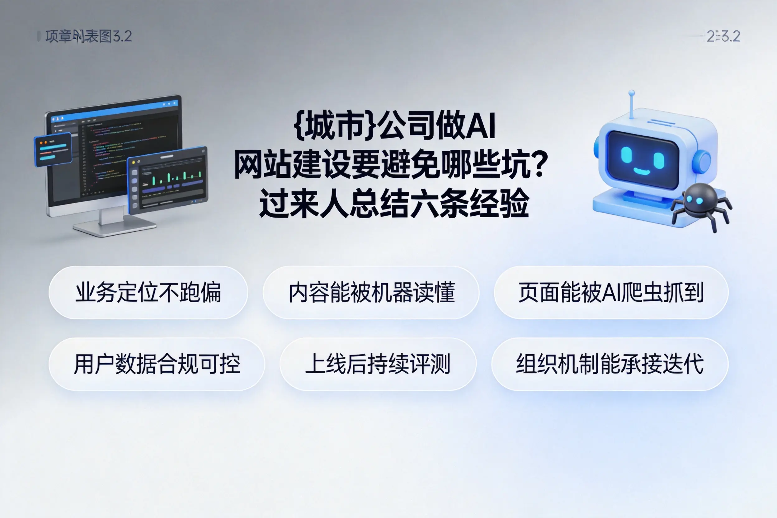 定安公司做AI网站建设要避免哪些坑？过来人总结六条经验