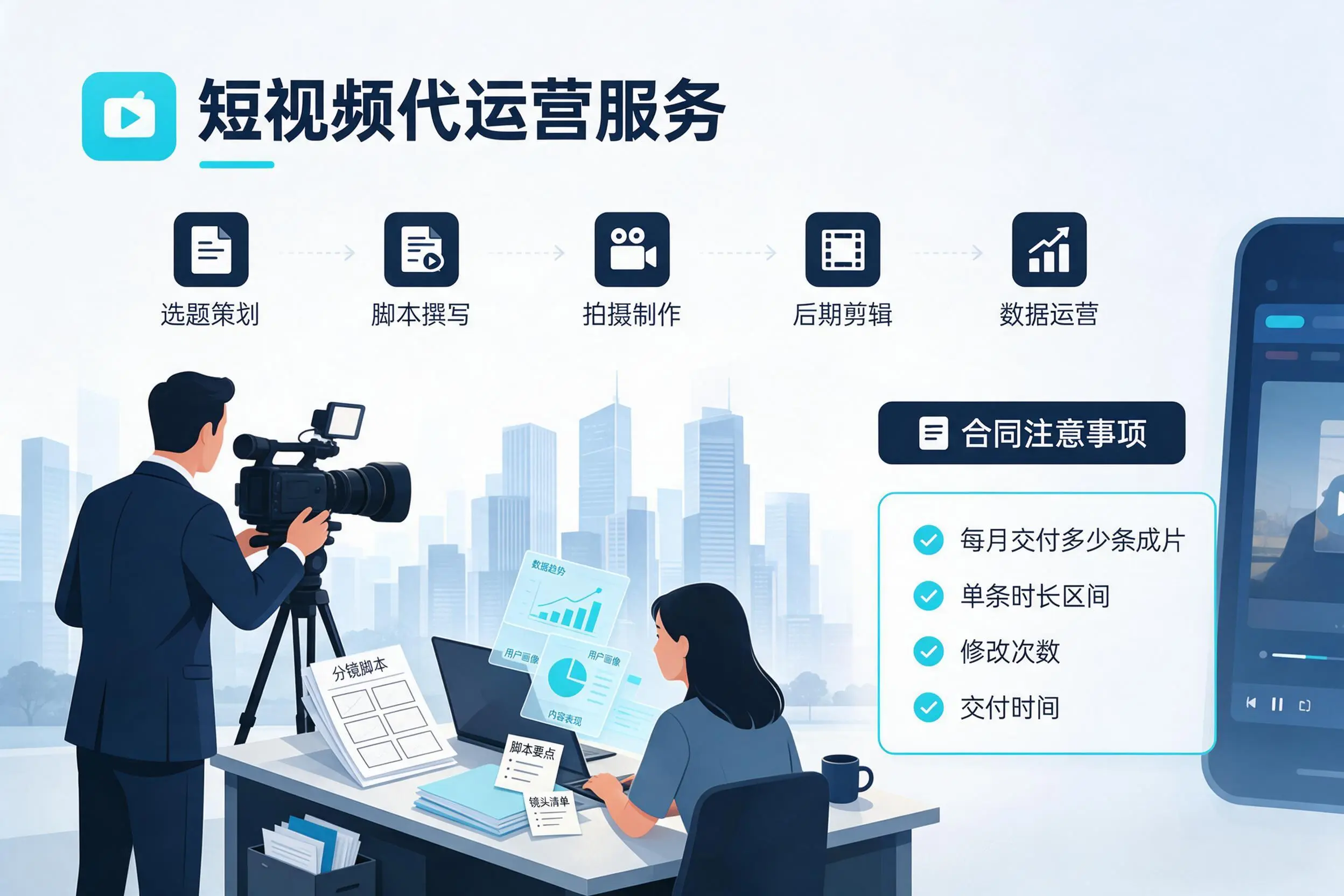短视频代运营包含哪些服务？定安企业常见问题科普