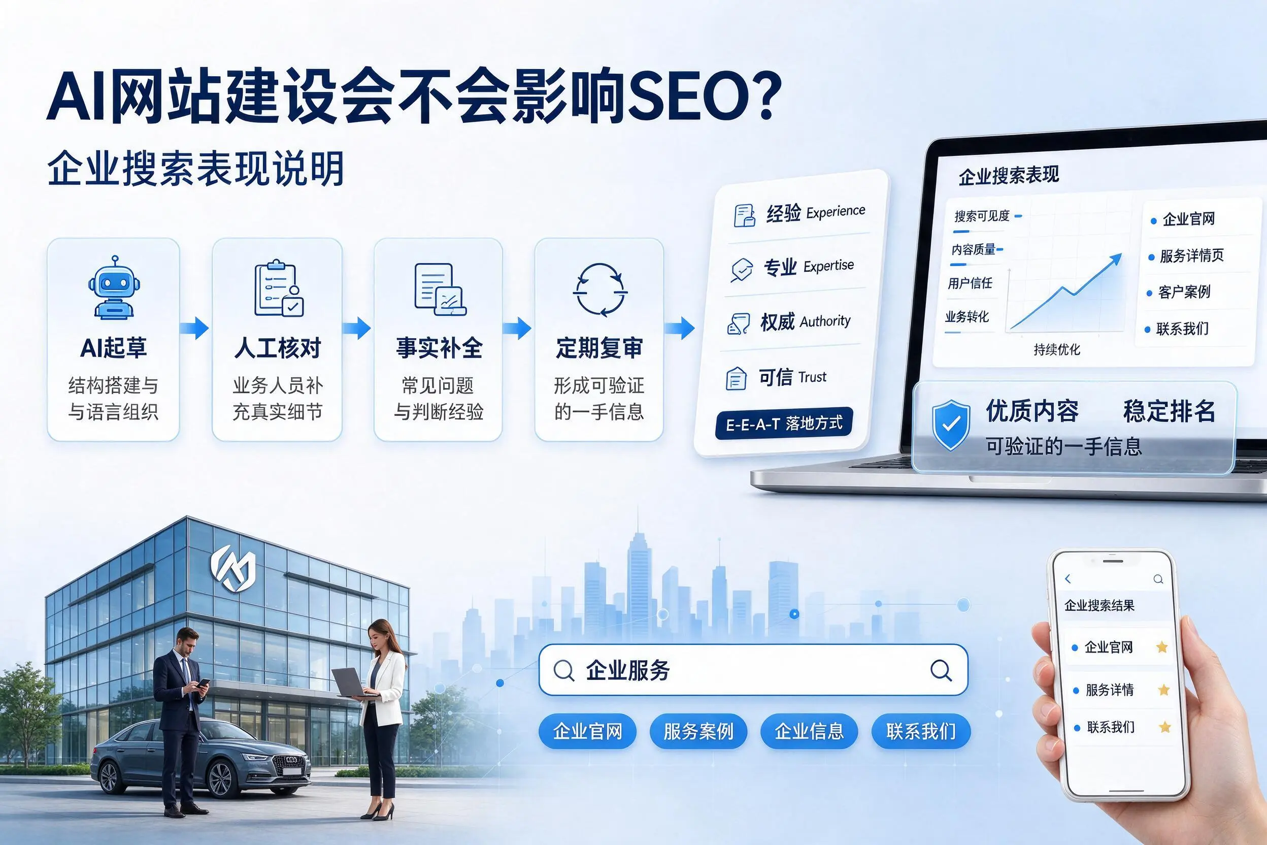 AI网站建设会不会影响SEO？定安企业搜索表现说明