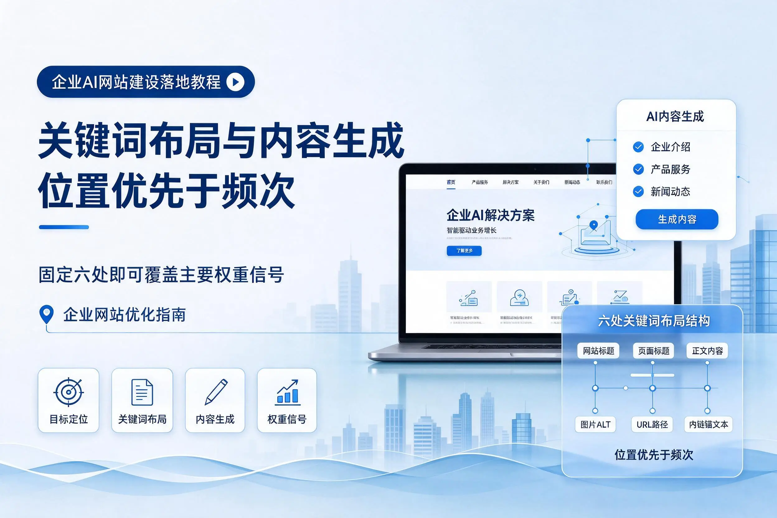 定安企业AI网站建设落地教程：关键词布局与内容生成
