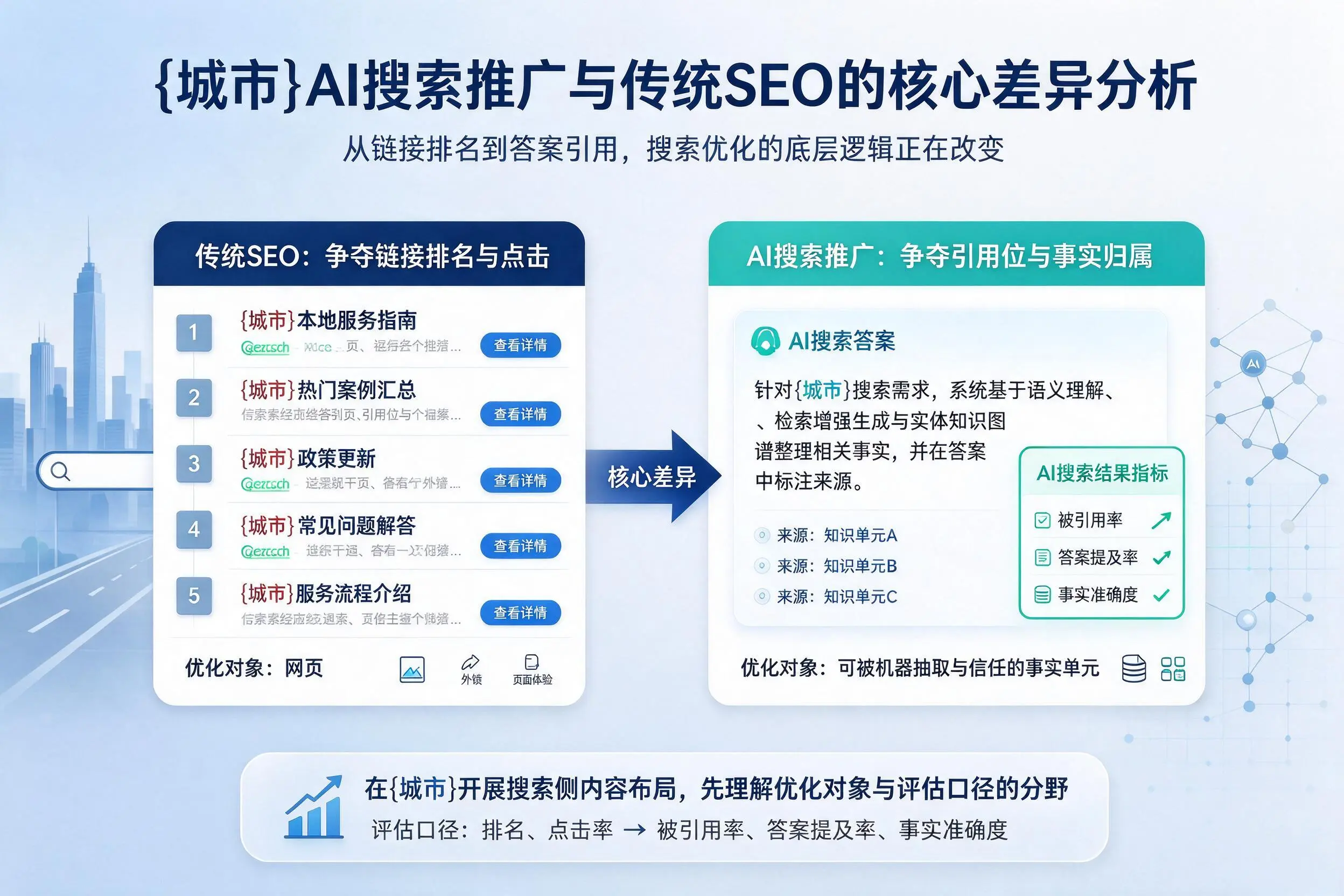 定安AI搜索推广与传统SEO的核心差异分析
